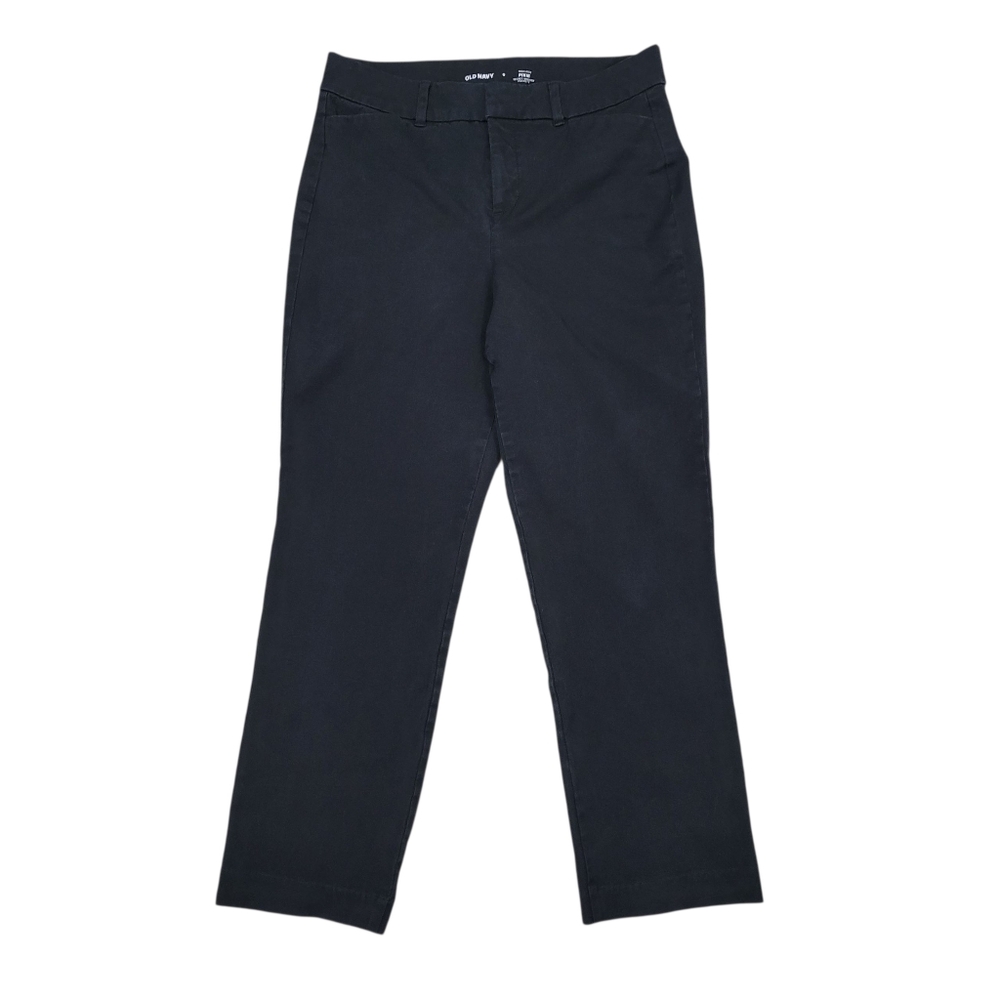Old Navy Women's High Rise Pixie Pants Black Size 6 Stetch Business Casual